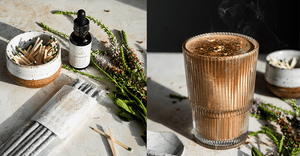 Mushroom Tonic, OWL Liver Boost Supplement, Temple Copal Incense, & Matches