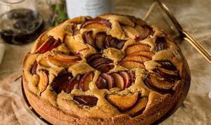 Almond Flour Plum Cake