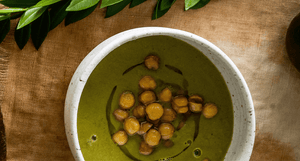 Creamy Broccolini & Spinach Soup