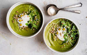Zucchini & Green Lentil Soup