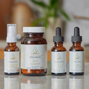Supplement Kit - Digestive Bitters, Gut Sweep, Liver Boost, & Yeast Buster
