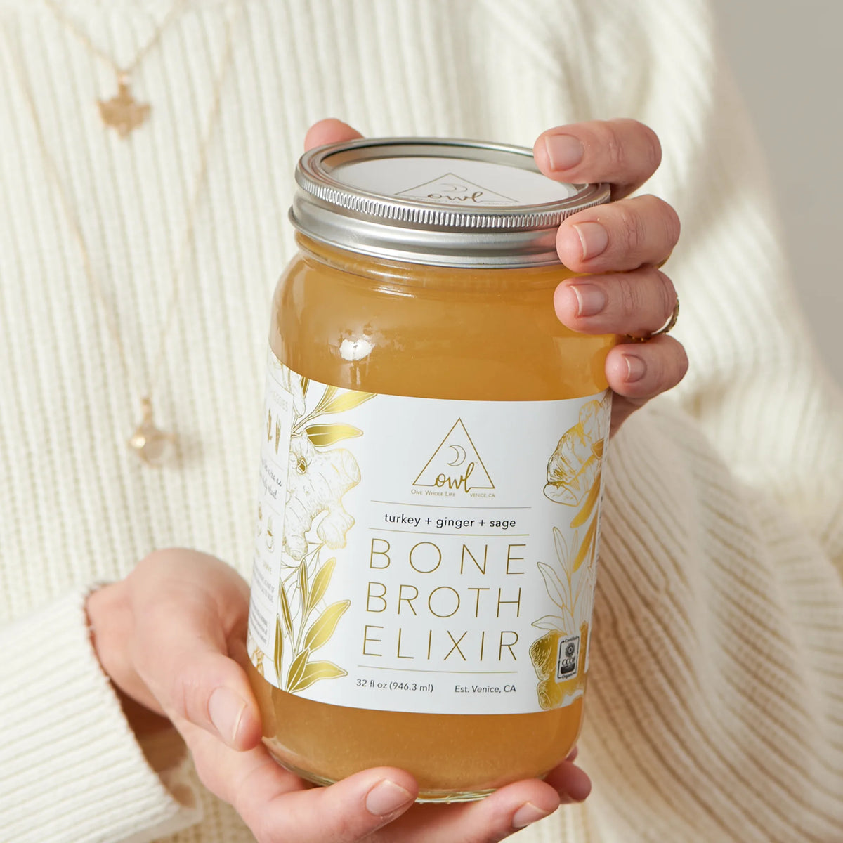 乳液・ミルク Owl Organic Turkey Bone Broth | Elixir - Owl Venice