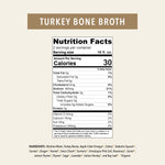 Turkey Bone Broth Elixir Nutrition Facts