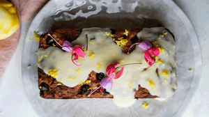 Mixed Berry Plantain Bread