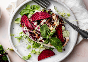 Grilled Radicchio, Beet & Watercress Salad