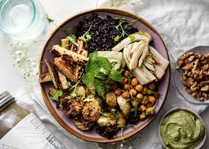 Winter Veggie & Rice Bowl