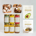 21-day meal plan with reset workbook and six wellness jars, including OWL Broth Elixir and Mylkshake