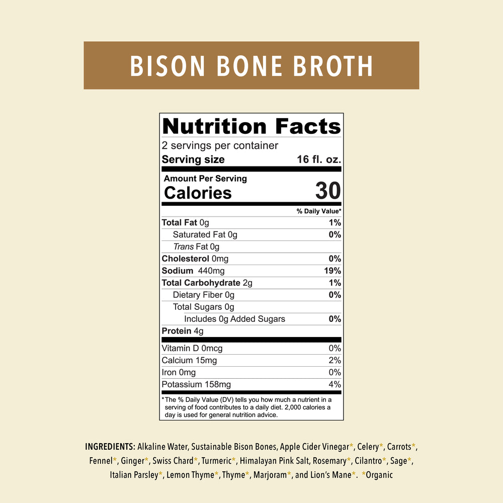Bison Bone Broth Elixir - OWL Venice