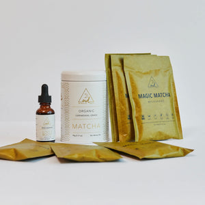 Organic Ceremonial Grade Matcha Powder, Liver Boost Supplement, Magic Matcha Mylkshake