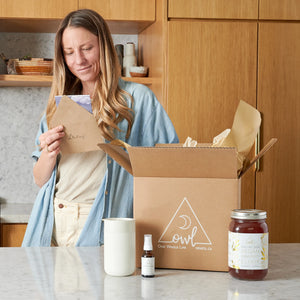 OWL Feel Better Box - Immunity Elixir, Sinus Spell, and Travel Mug