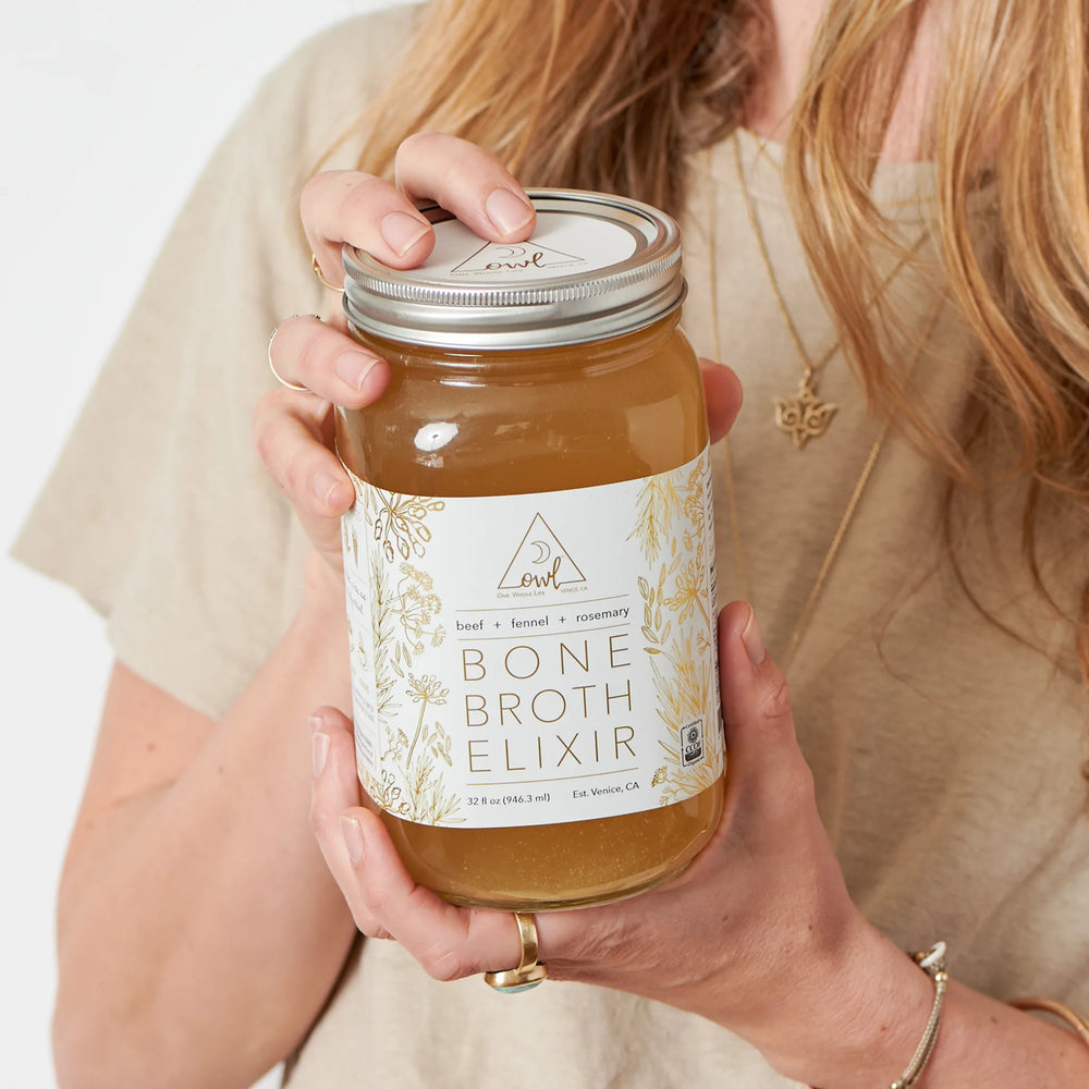 Organic Beef Bone Broth Elixir - OWL Venice