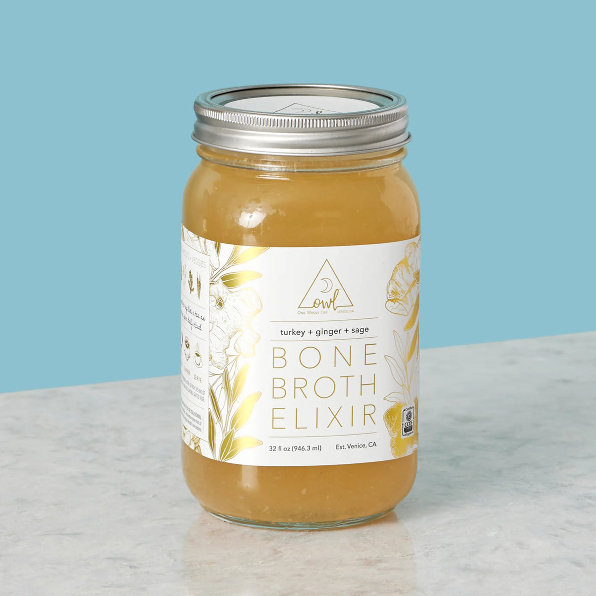 Organic Turkey Bone Broth | Elixir - Owl Venice