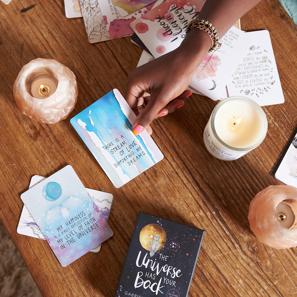 The Universe Has Your Back Card Deck Motivational Cards OWL